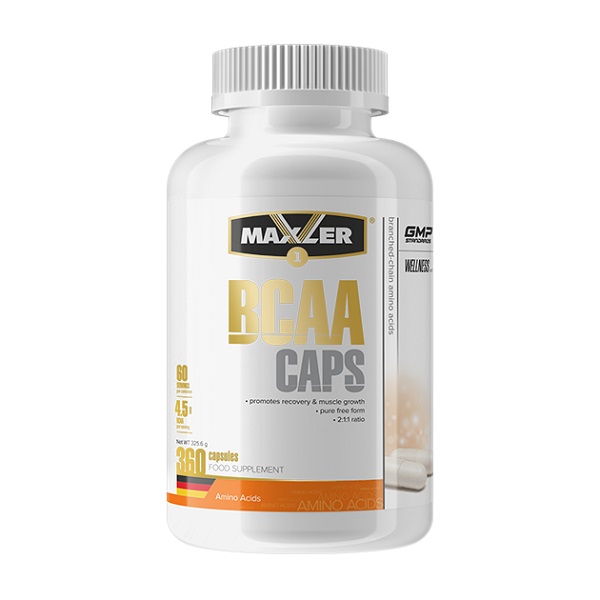 BCAA caps 750 мг 360 капс Mxl